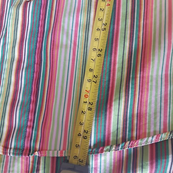 ETRO Milano SZ 39 Multi Colour Striped Men's Button Up Shirt - Picture 13 of 13